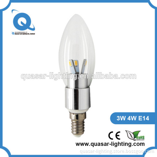 3 year warranty e14 e12 smd 3w 5w 4w auto led bulb